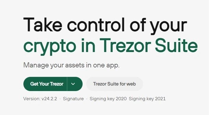 Trezor® Suite® - The official wallet - webflow | us