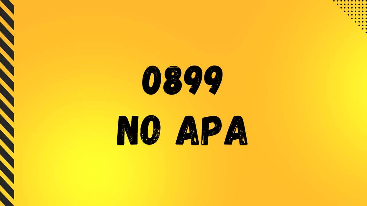 0899 No Apa Ya Itu? Kartu Apa Sih? Disini Ada Jawabannya.