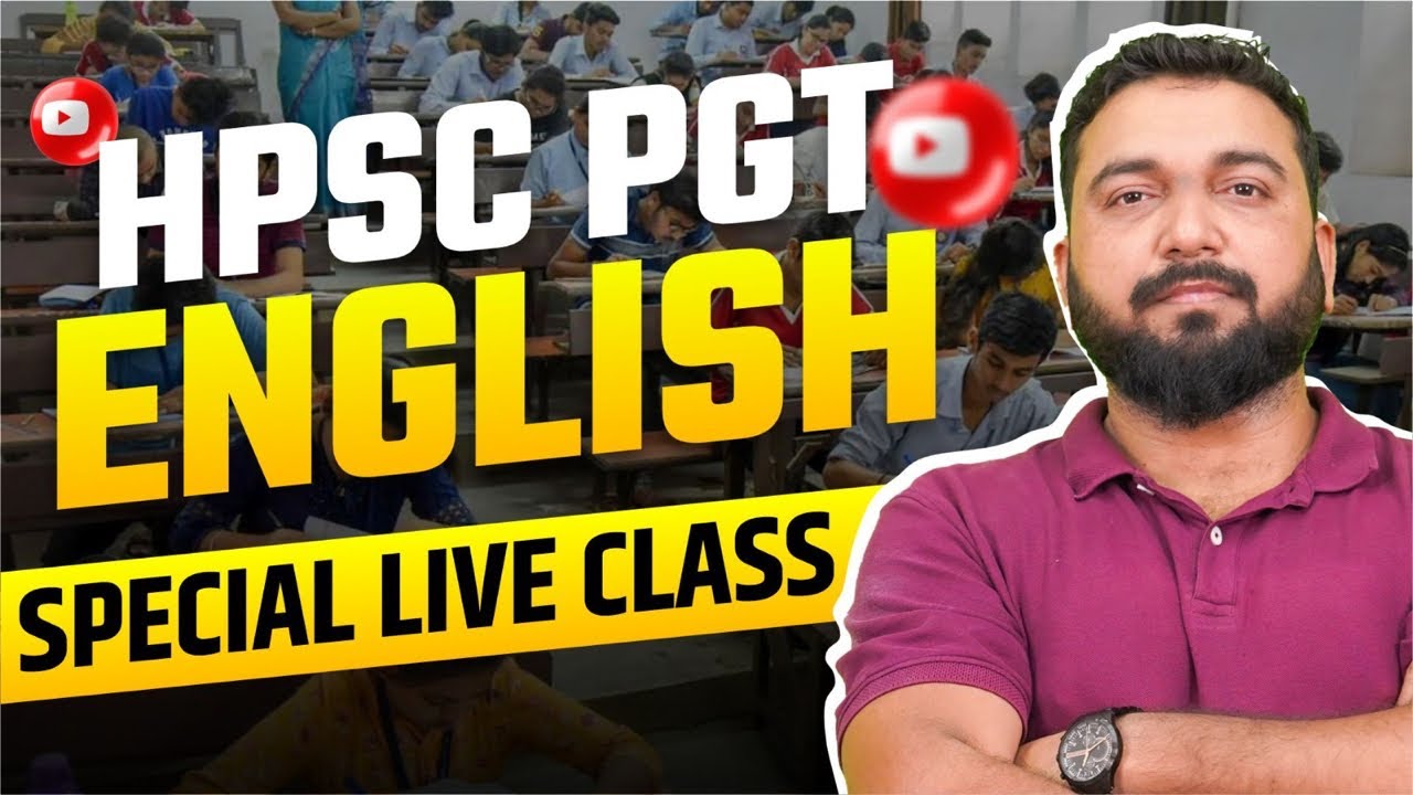 HPSC PGT English Live Quiz ! Question Answer Practice Session ! Exam Time Capsule Content ! - YouTube