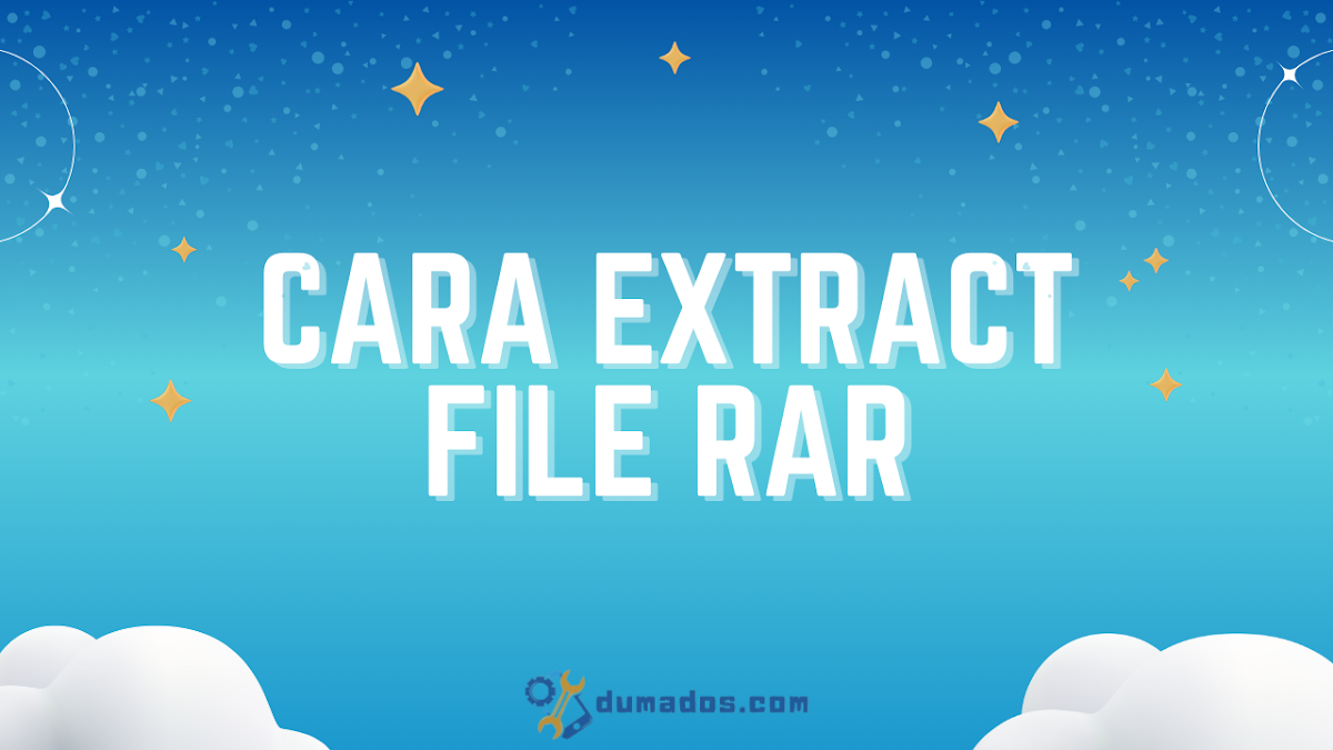 Cara Extract File RAR di Laptop Windows Sendiri