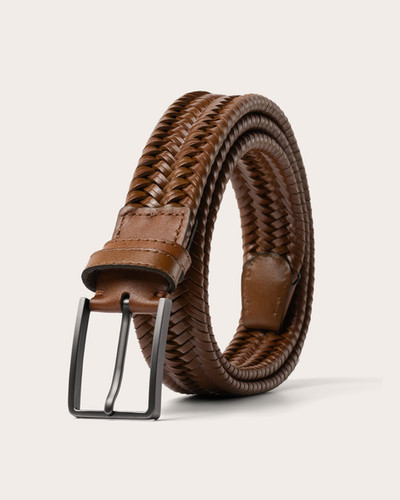 Timeless Leather Braided Belts for Men - Golf Collection