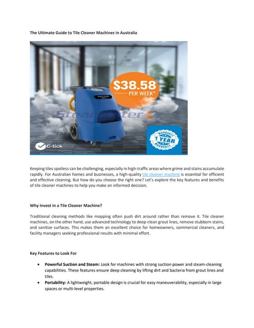 The Ultimate Guide to Tile Cleaner Machines in Australia.pdf