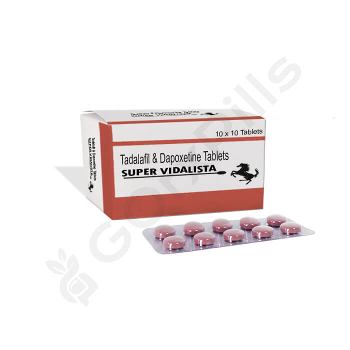 Buy Super vidalista (Tadalafil + Dapoxetine) | Work & Reviews [20% Off]