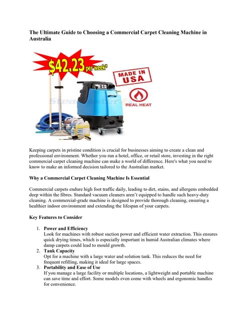 The Ultimate Guide to Choosing a Commercial Carpet Cleaning Machine in Australia.pdf