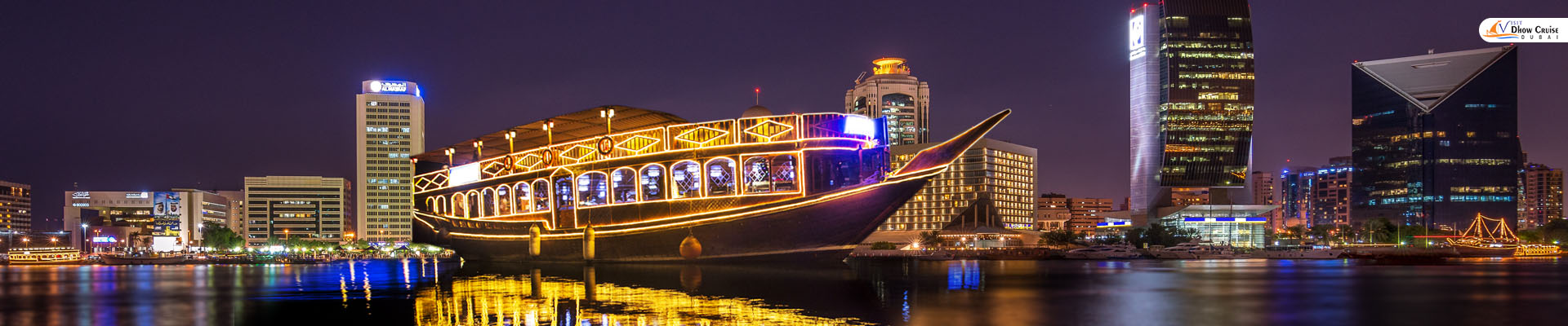 Dhow Cruise Dubai Creek with Dinner | Best Prices & Offers