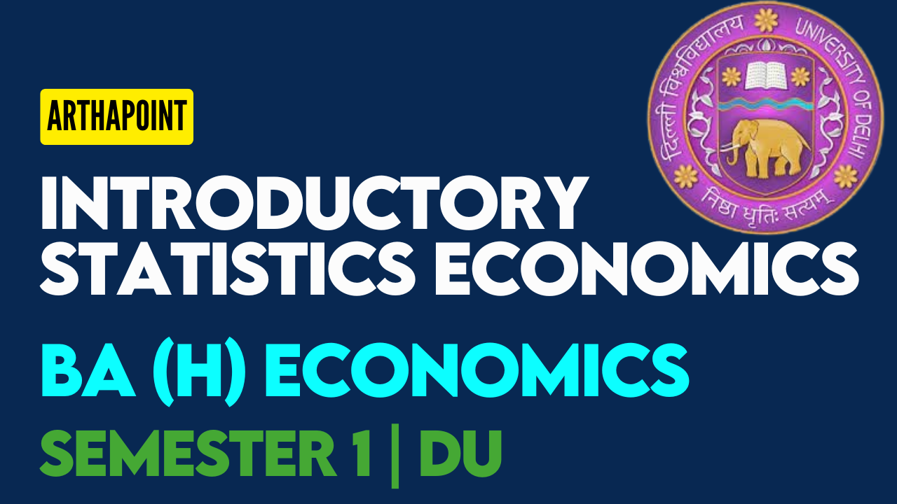 Sem 1 Introductory Statistics for Economics | ECONOO3