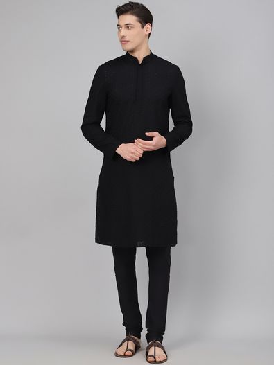 Kurta Pajama for Men : White, Black Kurta Pyjama for Wedding