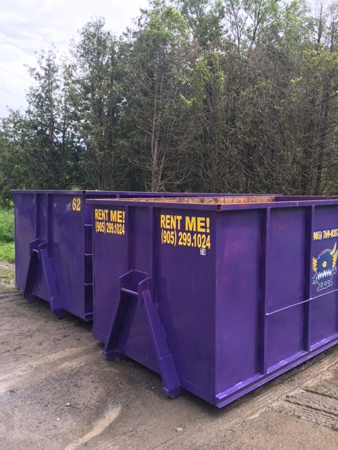 Find Small Dumpster Rentals with Purple Dumpster – 905-299-1024 – Purple Dumpster