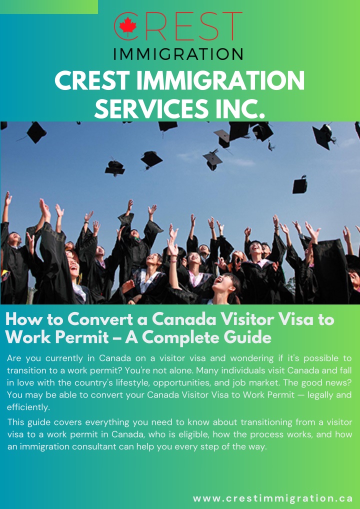 PPT - How to Convert a Canada Visitor Visa to Work Permit – A Complete Guide PowerPoint Presentation - ID:14153689