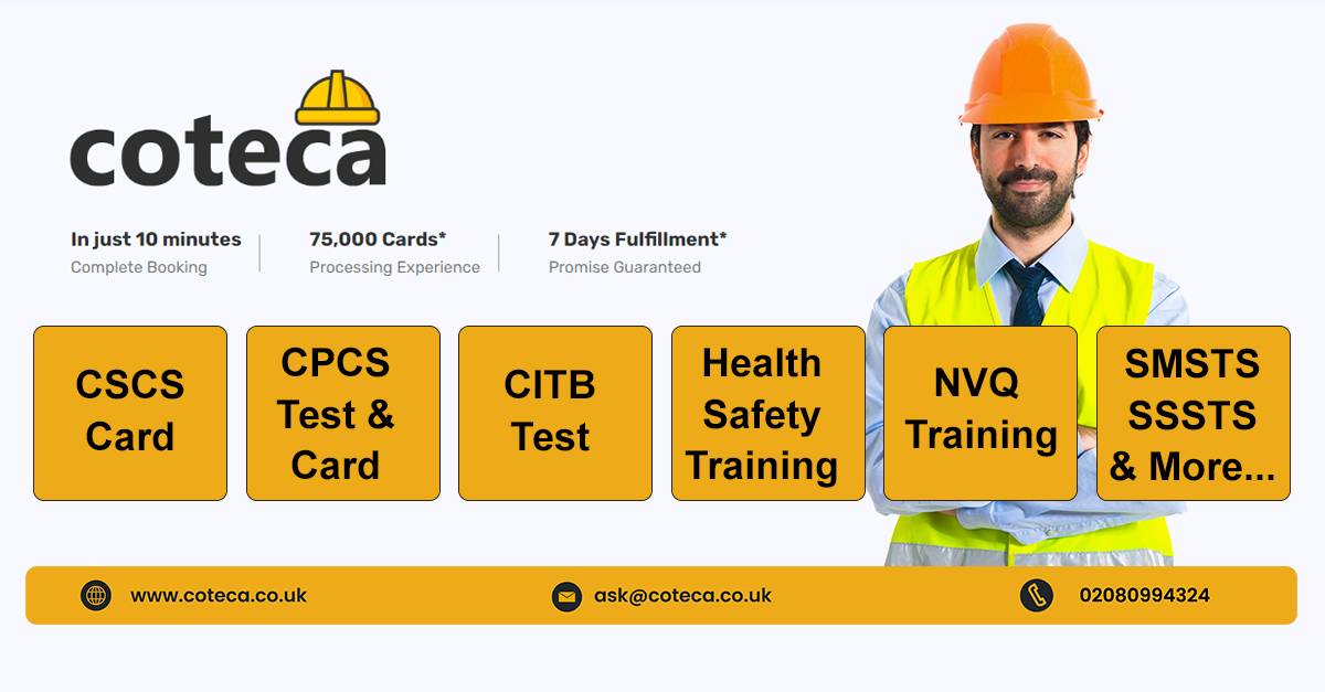 Coteca - Apply Black Managers CSCS Card, Book Black CSCS Card in London & UK, Call @ 02080-994-324