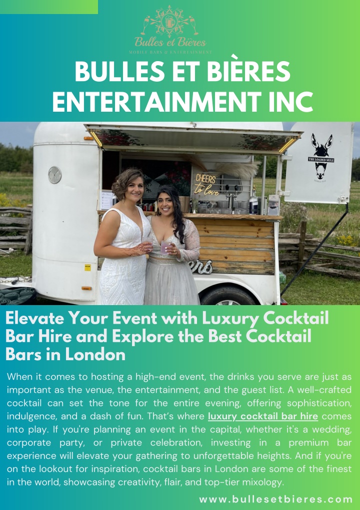 PPT - Elevate Your Event with Luxury Cocktail Bar Hire and Explore the Best Cocktail Bars in London PowerPoint Presentation - ID:14138809