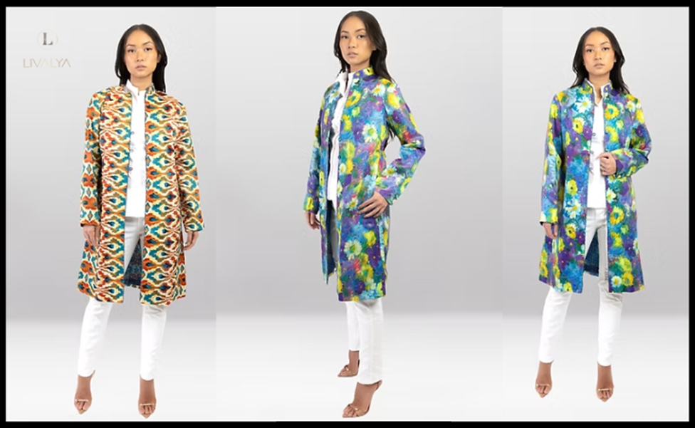 Long Silk Jacket for Every Season: Livalya’s Collection in USA