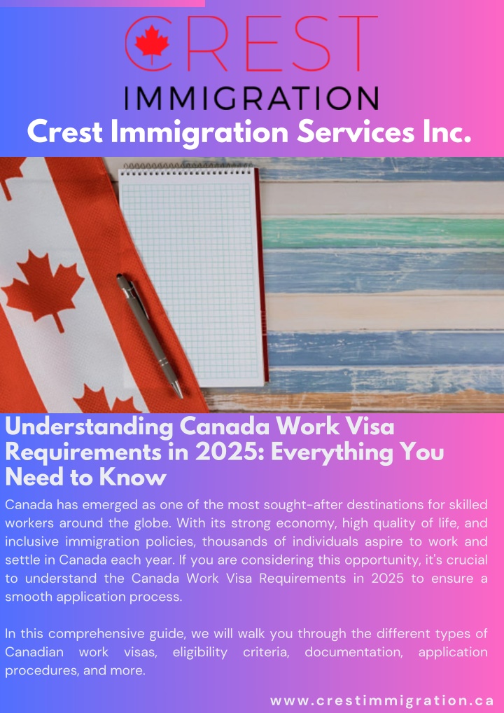 PPT - Understanding Canada Work Visa Requirements in 2025 Everything You Need to Know PowerPoint Presentation - ID:14188101