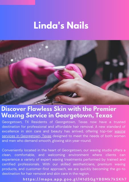 Discover Flawless Skin with the Premier Waxing Service in Georgetown, Texas.pdf