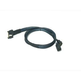 MCIO x8 74 Pin NVMe to 2XMini SAS SFF-8643Cable-50CM Adapter