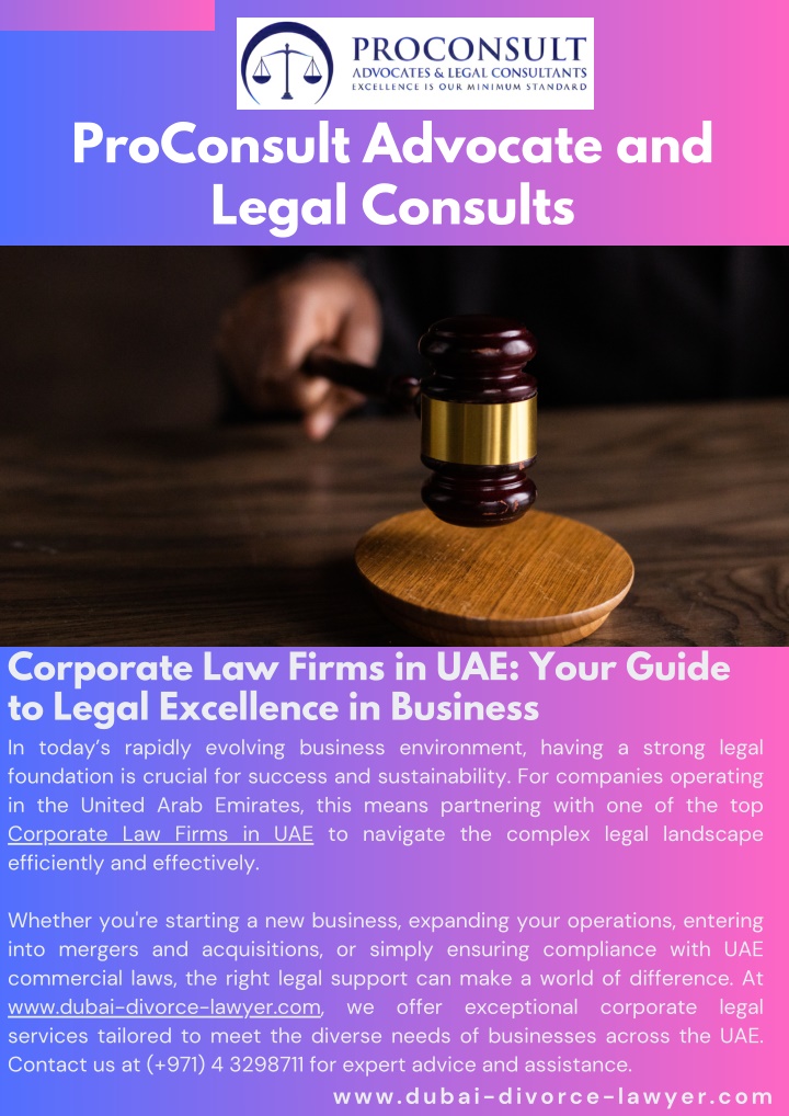 Corporate Law Firms in UAE: Your Guide to Legal Excellence in Business