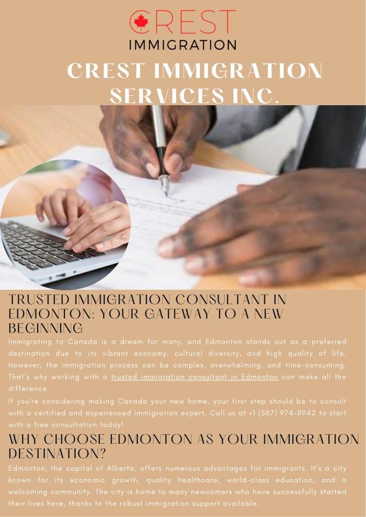 PPT - Trusted Immigration Consultant in Edmonton Your Gateway to a New Beginning PowerPoint Presentation - ID:14263721
